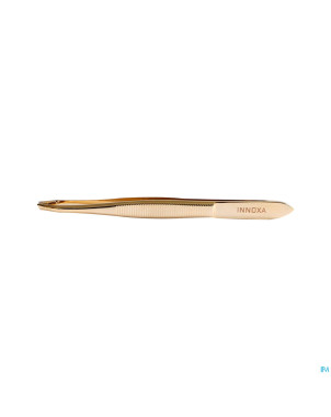 Innoxa pince epil.mors crabe biais inox gold 8,9cm