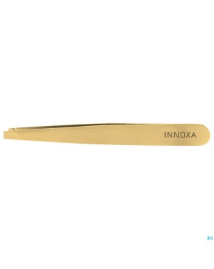 Innoxa pince epil. mors biais inox gold 9,6cm