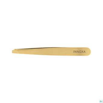 Innoxa pince epil. mors biais inox gold 9,6cm