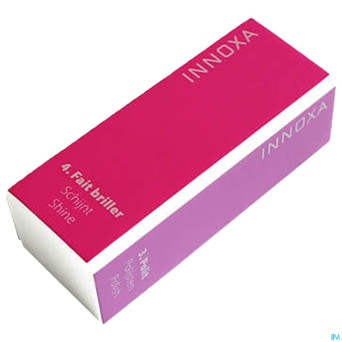 Innoxa lime ongles polissoir 4 faces 9x3,6x2,9cm