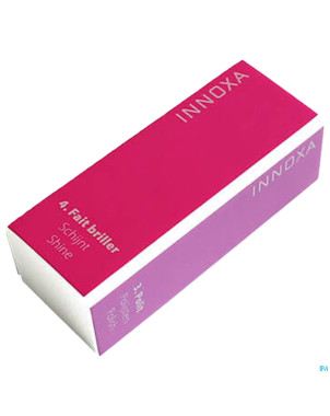 Innoxa lime ongles polissoir 4 faces 9x3,6x2,9cm