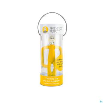 Matchstick monkey anneau jaune