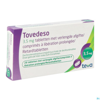 Tovedeso 3,5mg liberation prol. comp  28 x 3,5mg
