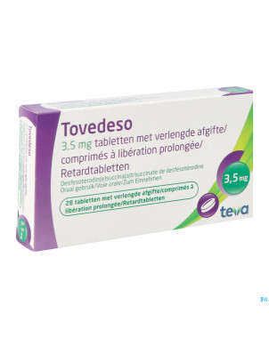 Tovedeso 3,5mg liberation prol. comp  28 x 3,5mg