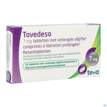 Tovedeso 7,0mg liberation prol. comp  28 x 7,0mg