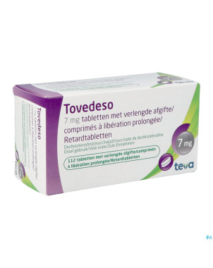 Tovedeso 7,0mg liberation prol. comp 112 x 7,0mg