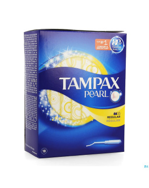 Tampax pearl regular 18