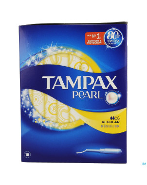 Tampax pearl regular 18