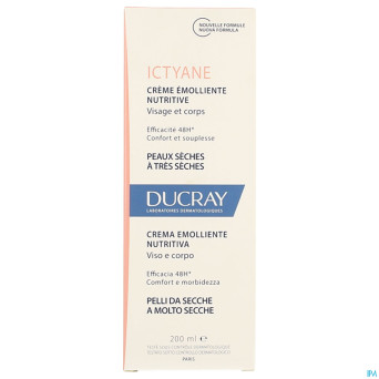 Ducray ictyane creme a/dessechement  tube 200ml nf