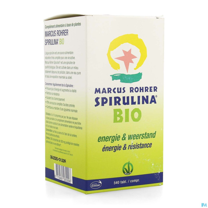 Marcus rohrer spiruline comp 540 bio