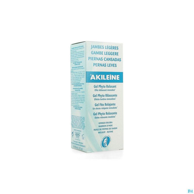 Akileine jambes legeres gel phyto relaxant   150ml