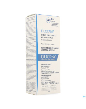 Ducray dexyane creme emollient a/grattage 200ml nf