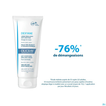 Ducray dexyane creme emollient a/grattage 200ml nf