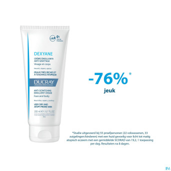 Ducray dexyane creme emollient a/grattage 200ml nf