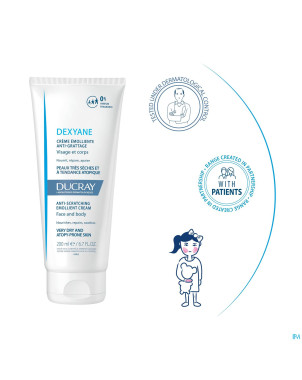 Ducray dexyane creme emollient a/grattage 200ml nf