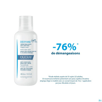 Ducray dexyane creme emollient a/grattage 200ml nf