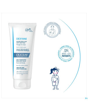 Ducray dexyane baume emollient a/grattage 200ml nf