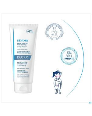 Ducray dexyane baume emollient a/grattage 200ml nf