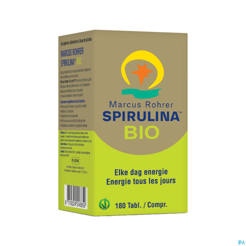 Marcus rohrer spiruline comp 180 bio