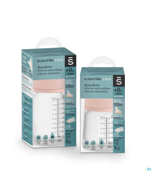 Suavinex zerozero biberon a/col. slow flow 180ml