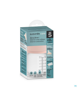Suavinex zerozero biberon a/col. adapt. flow 180ml