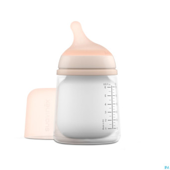 Suavinex zerozero biberon a/col. adapt. flow 180ml