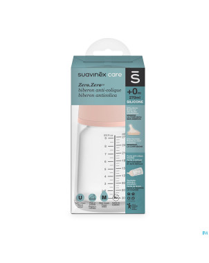 Suavinex zerozero biberon a/col. medium flow 270ml