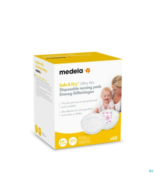 Medela ultra thin coussinets allaitem. jetables 60