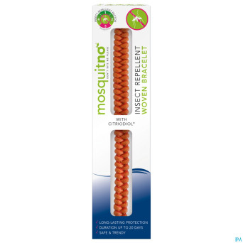 Mosquitno bracelet repulsif woven citriodiol
