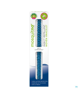 Mosquitno bracelet repulsif woven citriodiol