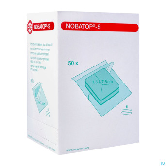 Noba compresses predecoupee sterile  7,5x 7,5cm 50