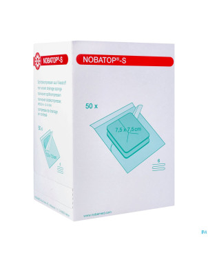 Noba compresses predecoupee sterile  7,5x 7,5cm 50