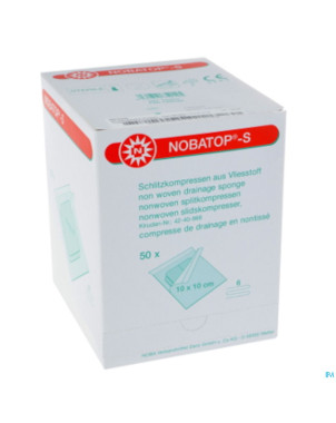 Noba compresses predecoupee sterile 10,0x10,0cm 50