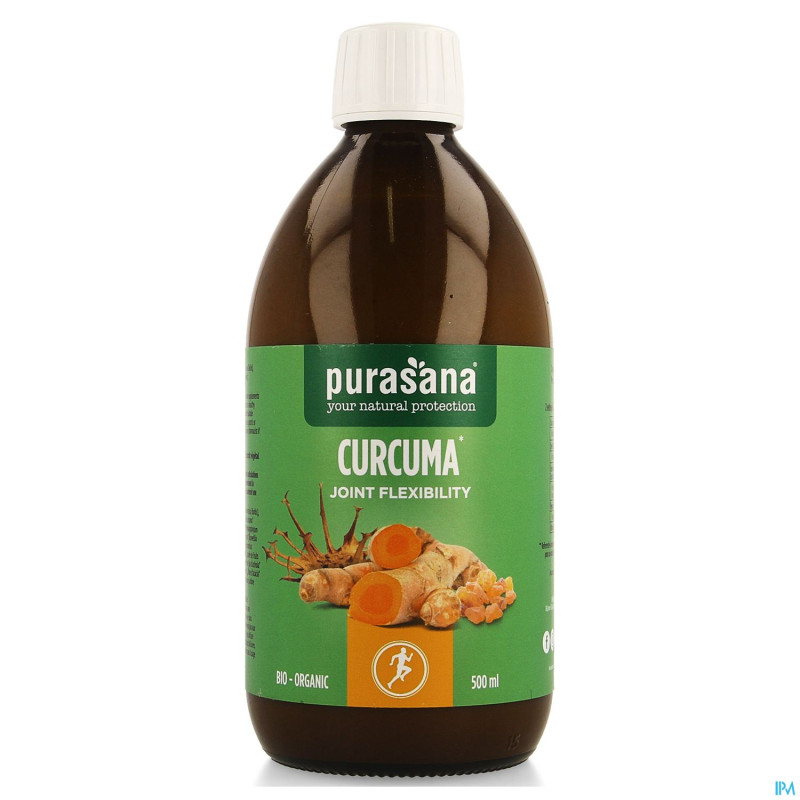 Purasana vegan curcuma forte articul. souple 500ml