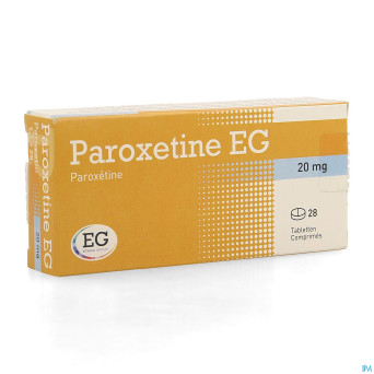 Paroxetine eg 20mg comp  28 x 20mg