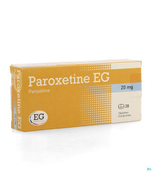 Paroxetine eg 20mg comp  28 x 20mg