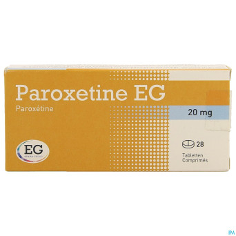 Paroxetine eg 20mg comp  28 x 20mg