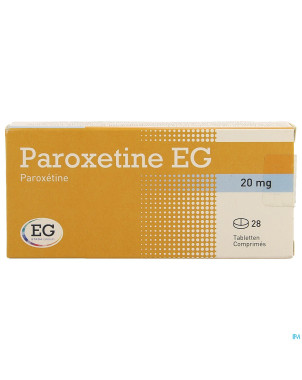 Paroxetine eg 20mg comp  28 x 20mg