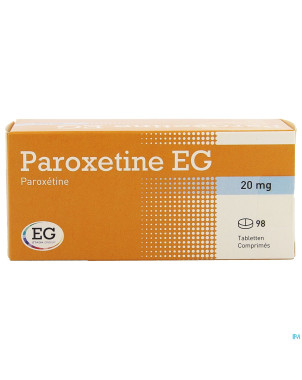 Paroxetine eg 20mg comp  98 x 20mg