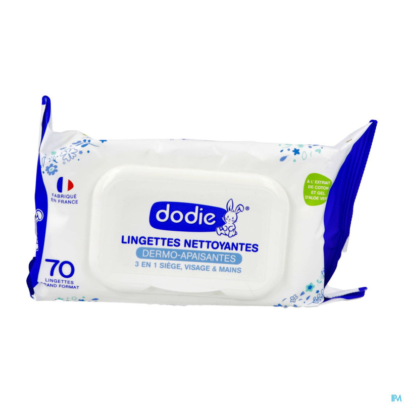 Dodie lingettes classique pocket nf 70