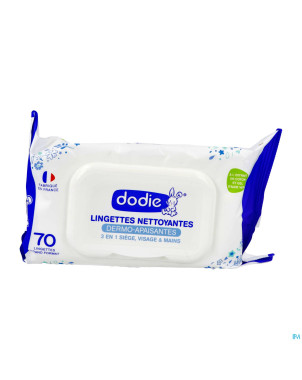 Dodie lingettes classique pocket nf 70