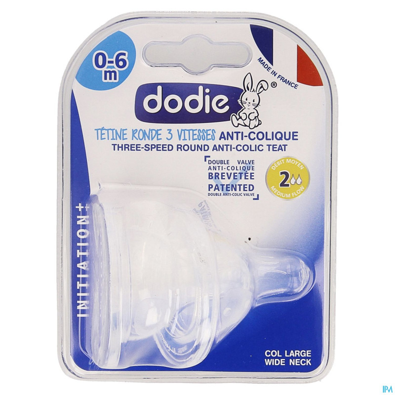 Dodie tetine iniiation+    3 vitesses debit 2  2