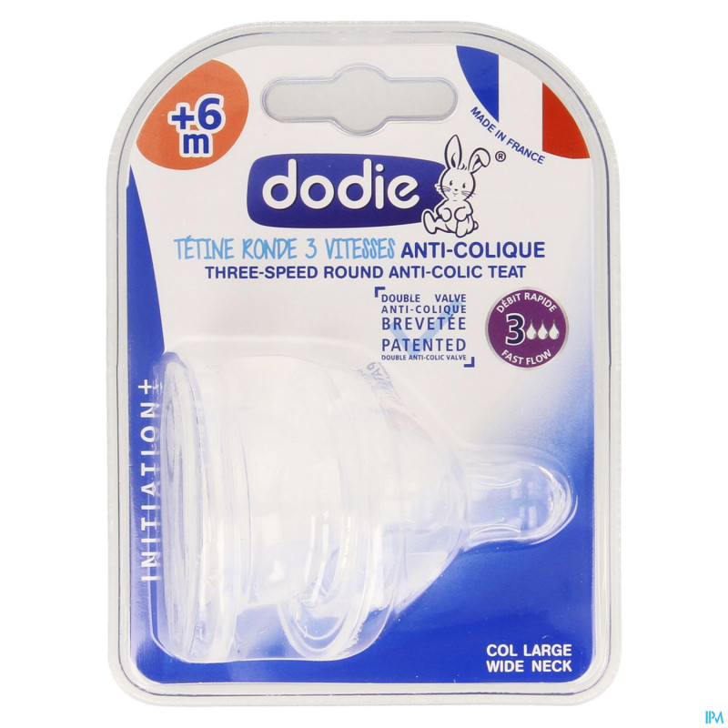 Dodie tetine iniiation+    3 vitesses debit 3  2