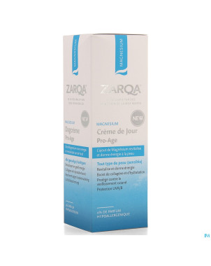 Zarqa magnesium creme jour pro-age 50ml