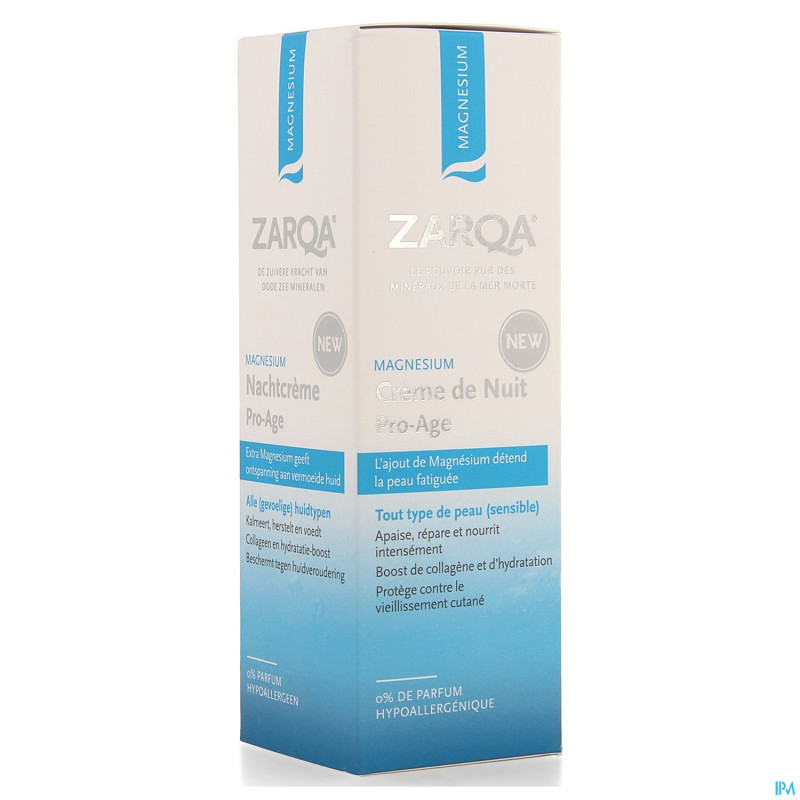 Zarqa magnesium creme nuit 50ml