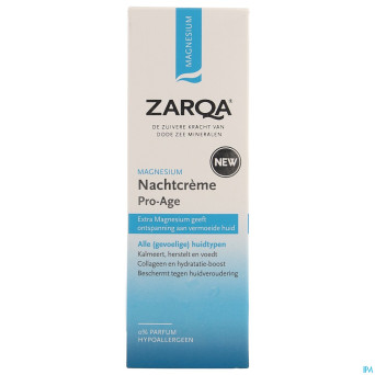 Zarqa magnesium creme nuit 50ml