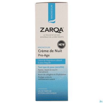Zarqa magnesium creme nuit 50ml