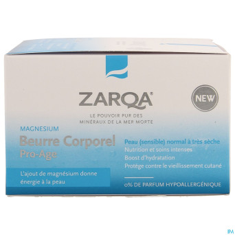 Zarqa magnesium beurre corps 200ml
