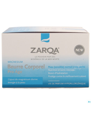 Zarqa magnesium beurre corps 200ml
