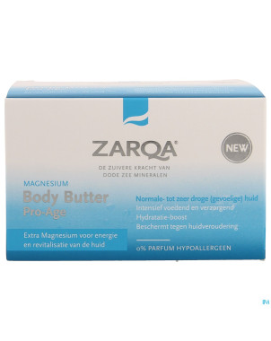 Zarqa magnesium beurre corps 200ml